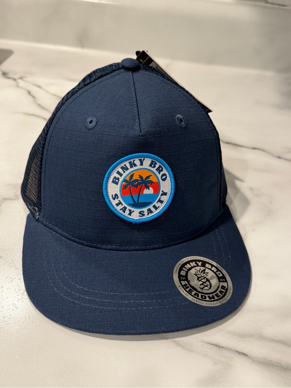 Kids Binky Bro Navy 'Stay Salty' Snapback